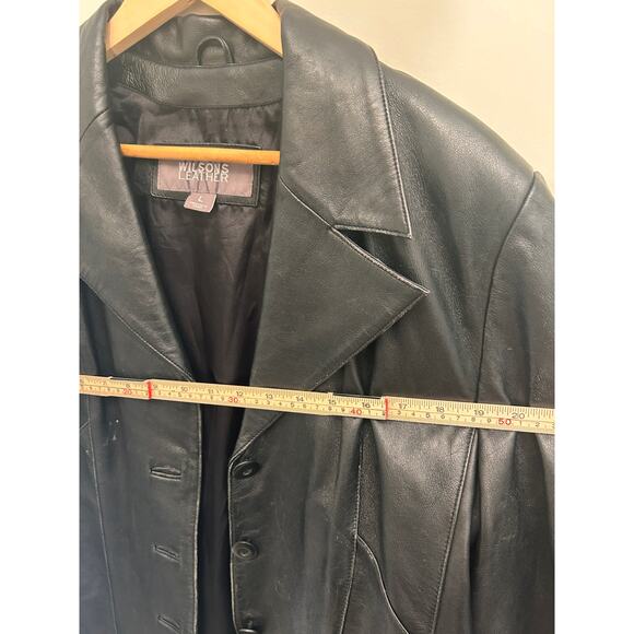Wilsons Leather Women’s Black Button-Up Jacket | Size L | Classic Style - Picture 4 of 10